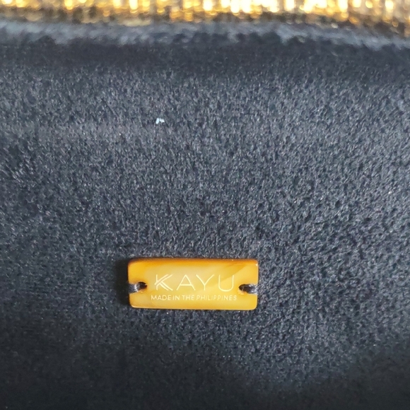 KAYU Elegant Gold and Black Clutch - Picture 13 of 17